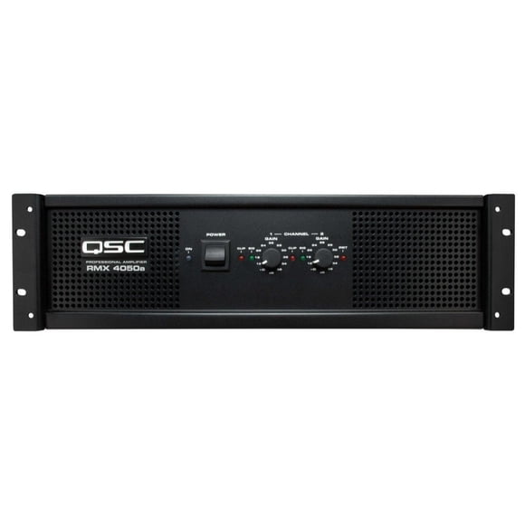 QSC RMX4050a 888366072899 Amplificador de potencia de dos canales de 1400 vatios, regular