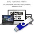 thumbnail image 3 of USB Flash Drive 128GB USB 3.0 USB Stick Swivel Memory Stick High Speed Pen Drive, 3 of 5