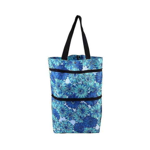 Folding Shopping Cart Bag Eco-friendly Collapsible Shopping Cart Shopping Pouch