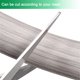 thumbnail image 4 of Tira de transición para piso Uxcell 3.3 pies 1 metro autoadhesiva para altura de 3 mm gris, madera gris 6.6 pies, 4 of 6