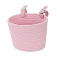thumbnail image 3 of jinwen Kids Bike Basket Carrier Front Basket for Boys Girls Children Riding Pink, 3 of 9