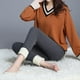 thumbnail image 5 of Invierno Mujer Mantener Caliente Cómodo Elástico Delgado Cintura Alta Zulema Pantalones con forro polar para mujer, 5 of 8