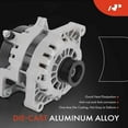 thumbnail image 4 of A-Premium Alternator Compatible with Suzuki Forenza 2004-2008, Reno 2005-2008 & Chevrolet Optra 2004-2007, 2.0L, 12V 105A 6-Groove Pulley Clockwise, Replace# 31400-85Z00, 31400-85Z01, 4 of 9