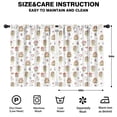 thumbnail image 2 of Blackout Kids Curtains,White Fairy Cottage Princess Pattern Childrens Insulated Curtains Set Of 2,Bedroom Essentials,Toddler Room Decor 42"x54", 2 of 5