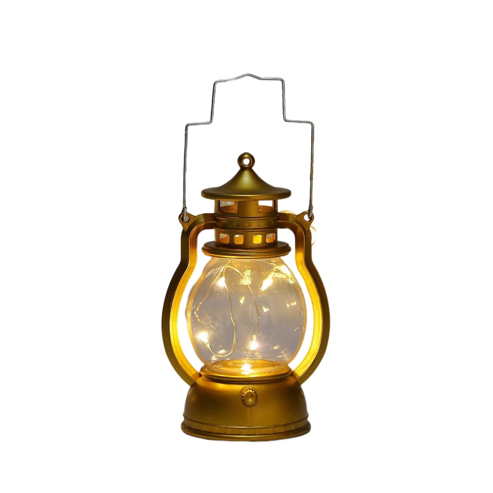 TOPOINT Vintage Style Decorative Lantern,Flame Effect Led Lantern