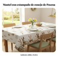 thumbnail image 5 of Abbraccia Mant Algún de Plástico de Pascua Fácil Limpieza Mant Algún D está Decir Decir Echable con está Decir Decir Tampado de Conejo Cubrem está Decir Decir A, 5 of 5