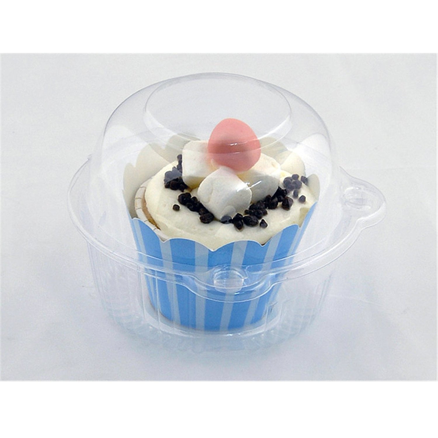 Blesiya Plastic Cupcake Cake Muffin Case Holder Container Box Dome Cover