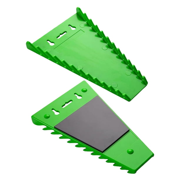 Bandeja herramientas la llave Organizador magnética 24 ranuras para cajón caja SAE (1/4in - 1-1/16 pulgadas) y métrica (6 mm mm)