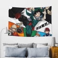 thumbnail image 6 of My Hero Academia Tapestry, Anime Wall Poster Art, Wall Tapestry For Bedroom Living Room Dorm Room, Wall Hanging For Festival Party Events Background Photography Backdrop, 60x40 Inch, 6 of 9