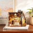 thumbnail image 4 of Rolife Baking Kitchen DIY Miniature Dollhouse Wooden Toy for Adult Child Gift, 4 of 11