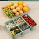 thumbnail image 4 of Aparatos de cocina, Electrodomésticos, Frutero giratorio desmontable con cajón doble, Organizador de frutas, Platos de frutas secas, Platos de frutas de calidad alimentaria para el hogar, Organizador, 4 of 6