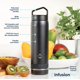thumbnail image 4 of Botella De Agua Con Infusor De Frutas Infusion Pro - Aislada Al Vacío (20 Oz) Acero Inoxidable: Libro Electrónico De Recetas De Infusión De Frutas: Carga Inferior Para Más Sabor: Fácil Limpieza: Gran, 4 of 5