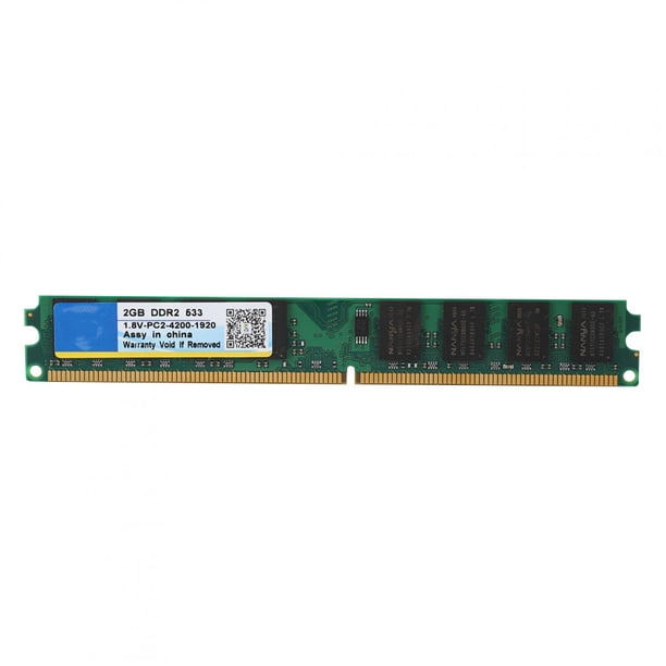 Tangxi RAM DDR2, RAM para computadora, Memoria DDR2, Memoory DDR2 de 2GB PC2-4200 533Mhz 1.8V 240Pin, Memoria de Escritorio para Placa Madre Intel/AMD, Módulos de Memoria de Escritorio sin búfer Khall Tendencias