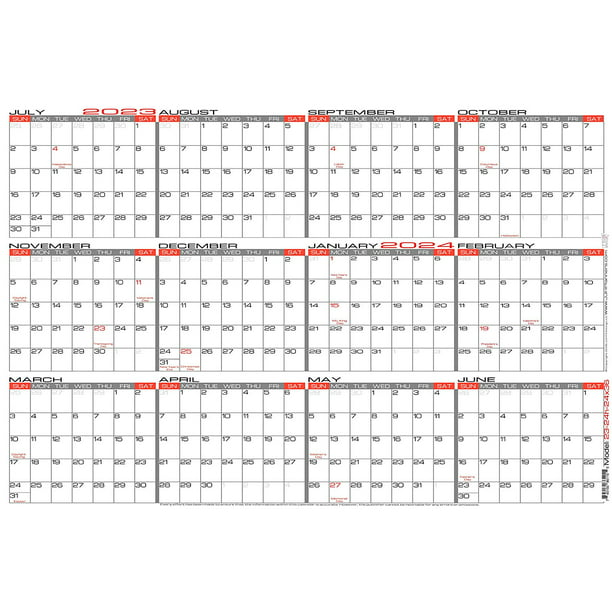 Morehouse Academic Calendar 20232024 Minimalist Blank Printable