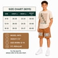 thumbnail image 6 of Quad Seven Boys Short Set Printed Graphic Short Sleeve Shirt & French Terry Matching Shorts 2 Piece, 6 of 7
