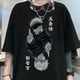thumbnail image 2 of Camiseta de verano para mujer, camisetas gráficas de Anime de Jujutsu Kaisen Satoru Gojo, camisas de manga corta con cuello redondo para mujer, 2 of 5
