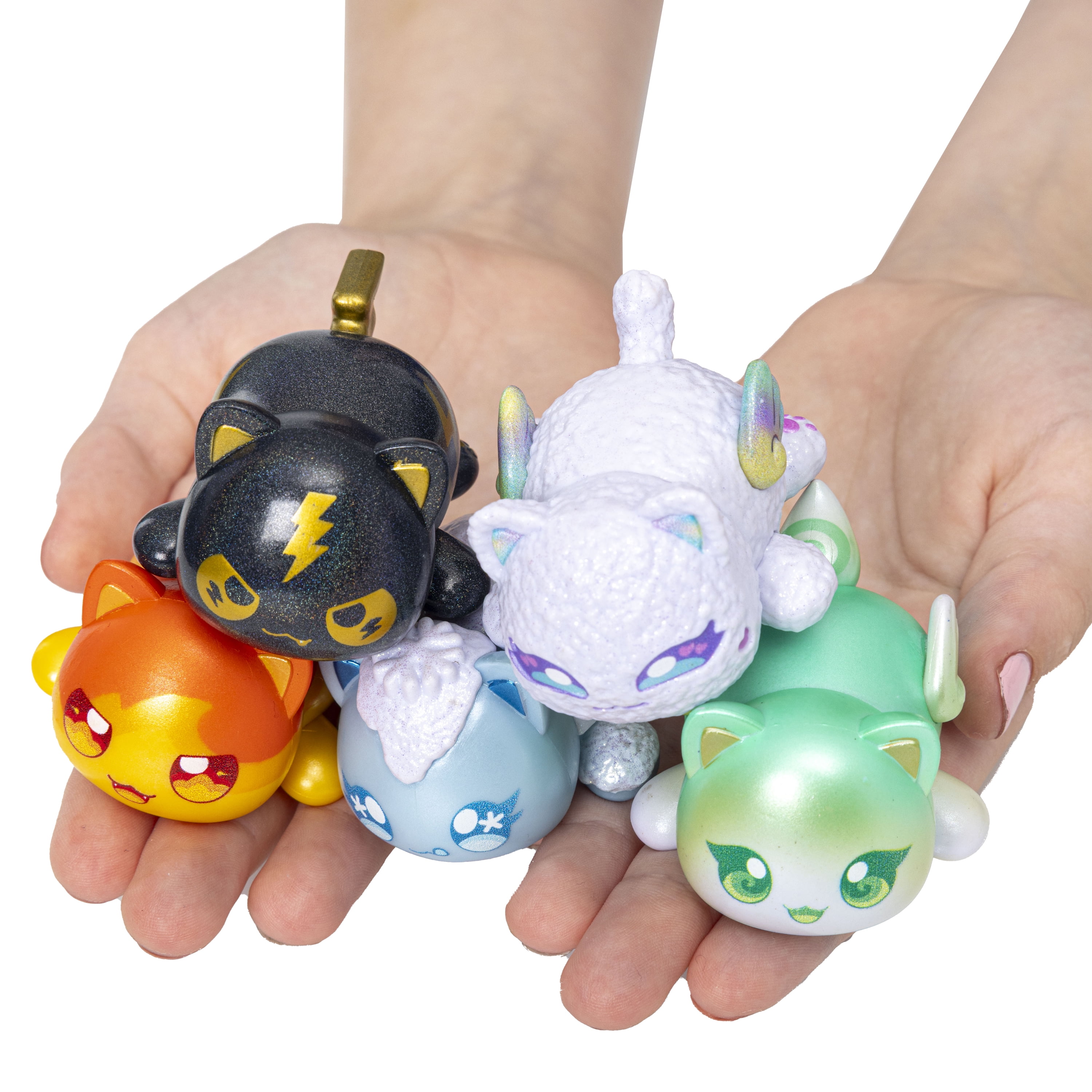 Aphmau Elemental MeeMeow Figures Multi-Pack- Metallic Edition For Ages 3+