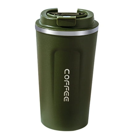 

510Ml Smart Temperature for Coffee LED Temperature Display Thermal Mug Insulated Tumbler Cup Green