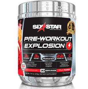 6 Day Six Star Pre Workout Explosion Walmart for push your ABS