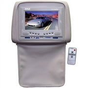 Pyle 7" Headrests Monitor w/ IR Transmitter and Cover, Tan