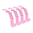 thumbnail image 3 of 4 ganchos para reposacabezas de coche, colgadores de almacenamiento, accesorios automotrices portátiles, fáciles de usar. Rosa, 3 of 8