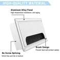 thumbnail image 2 of Pack Cable Grommets, Aluminum Cable Holes Square 160 X 80mm Desk Grommets For Managing Office Computer Desk Cords - Silver, 2 of 5