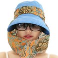 thumbnail image 2 of BeesClover Women Sun Hat Face Neck Protection Cap Breathable Foldable Detachable Hat For Lady Girl, 2 of 7