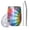 Rainbow Tie Dye, variant on 12oz Stemless Wine Tumblers Yellow Tie Dye Spiral Pattern Vacuum Insulated Stainless Steel Travel Tumbler Cups Mug with Lid and Straw for Champaign,Cocktail,Beer with Cleaning Brush