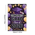 thumbnail image 3 of Graduation Garden Flag 45x30cm Polyester Outdoor Decor for Party Photo Backdrop Patio Banner, 3 of 6