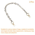 thumbnail image 3 of 2Pack 24 Inch Acrylic Purse Chain Handle Purse with Buckles (White + Gold), 3 of 6