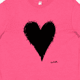 thumbnail image 4 of Inktastic Stitched Black Heart Youth T-Shirt, 4 of 5