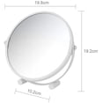 thumbnail image 2 of Makeup Vanity Mirror 1x / 3X Magnifying 360 Degree Swivel Magnifying Mirror Portable Tabletop Mirrors, 2 of 9