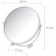 thumbnail image 2 of Espejo de maquillaje diseñado, espejo de mesa, giratorio 360 °, espejo de pie, espejo de maquillaje, espejo de baño Xemadio WRMH-933-2, 2 of 9
