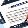 thumbnail image 7 of 4 Pcs Ruler Protractor Set Geometry Tool Metal Ruler Set Triangle Ruler for Classroom Homework Learning Accessories, 7 of 7