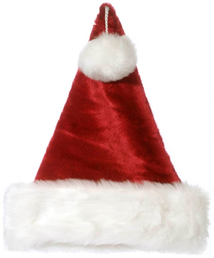 burgundy santa hat