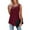 Wine, variant on Gyouwnll Womens Tops Tank Tops For Women Sleeveless Lace Active Tank Tops Ruffle Loose Tunic Blouse Shirt Blouse