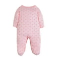 thumbnail image 2 of ATAIKU Infant Baby Girls' Sleep and Play Footed Pajamas One-Piece Sleeper Button Romper Jumpsuit Cotton PJs For Newborn, 2 of 6