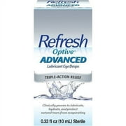 Refresh Optive Lipid Lubricant Triple-Action Relief Eye Drop 0.33oz, 6-Pack