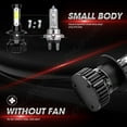 thumbnail image 5 of For Lincoln MKZ 2007 2008 2009 6000K 4x LED HID Headlight H7 High Beam and D1S Low Beam Bulb Combo, 5 of 11