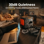 Jackery Explorer 2000 v2 and 12V Automobile Lead-acid Battery Charging Cable, 2036Wh LiFePO4 Battery, 2194W AC Output, 1 Hour Fast Charging for Emergencies, Power Outages, Camping