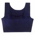 thumbnail image 4 of deportivo sin costuras para mujer, sin cables, , , entrenamiento, , chaleco activo para fitness, ropa informal - Azul 2XL, 4 of 8