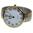 thumbnail image 2 of Montre Femme 2 Tons Grand Visage Geneva Bracelet Extensible, 2 of 4