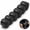 Black, variant on 6pcs 3.4Ft Car Steering Wheel Wrap Tape, XISELI Non-Slip Sweat Absorbent Self-Adhesive Steering Wheel Protective Bandage, Universal Breathable Auto Interior Accessories for Truck SUV (Black)