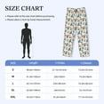 thumbnail image 4 of Sigee Winter Woodland Friends print Men's Pajama Pants Lounge Sleep Bottoms with Elastic Waistband and Pockets-Medium, 4 of 6