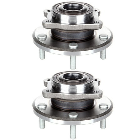 cciyu Wheel Hub Bearing Assembly 2pcs Front 5 Lugs with ABS Tone Ring Sensor 513286 Replacement for Dodge JOURNEY 2009-2017 Wheel Hubs