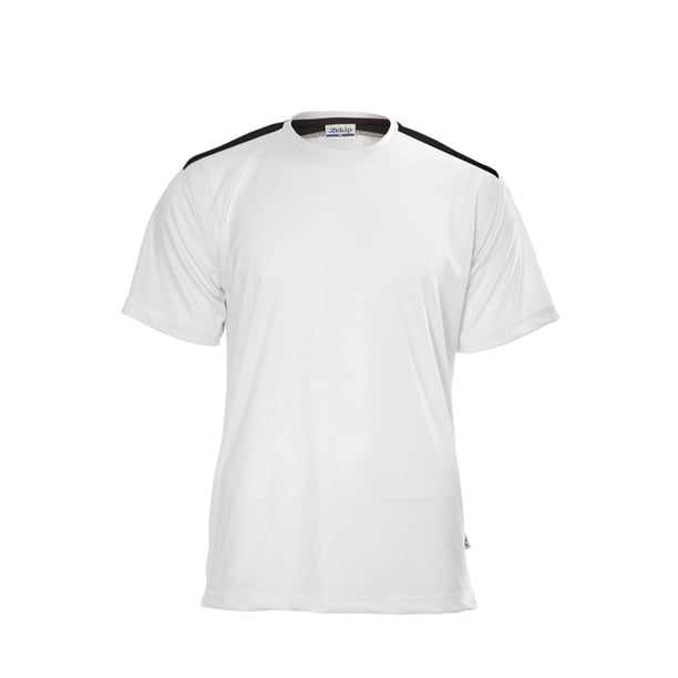 Playera deportiva Ekipdry BLANCO/NEGRO XL