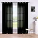 thumbnail image 2 of Set de cortinas Tráslucidas B.KIND & BEYOND 2 paneles negras 2.13x1.40, 2 of 4