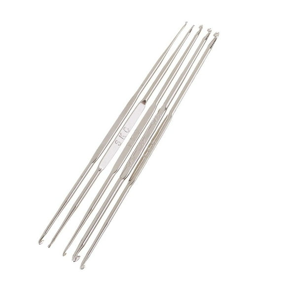 EHJRE Fine Double Head Crochet Hook Lace Tatting Hooks Yarn Knitting 1.0mm to