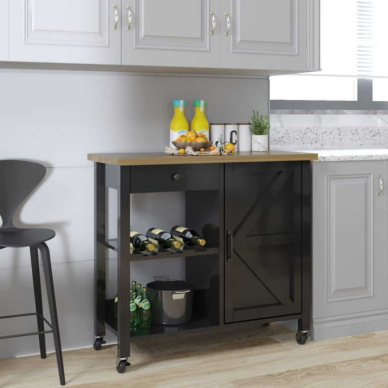 Walmart kitchen discount island with stools