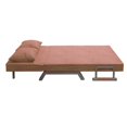 thumbnail image 2 of sofá cama plegable,Sofá cama plegable,silla,sofá,sala de estar para adultos,Sofá cama interior para el hogar,almohada,sofá Loveseat,Sofá cama para invitados Lazy Recliner con Café Lino, 2 of 8